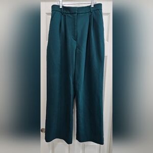 Abercrombie & Fitch Teal Wide Leg Pants